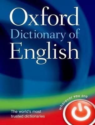 Oxford Dictionary of English - Oxford Languages - cover