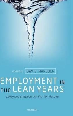 Employment in the Lean Years: Policy and Prospects for the Next Decade - cover
