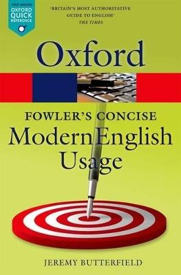 Fowler's Concise Dictionary of Modern English Usage - cover