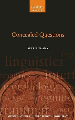 Concealed Questions - Ilaria Frana - cover