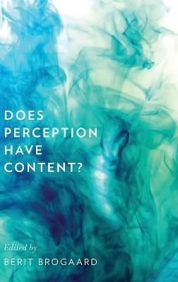 Does Perception Have Content? - cover