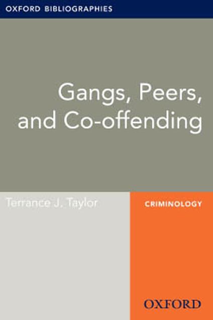 Gangs Peers Cooffending - Terrance J. Taylor - ebook