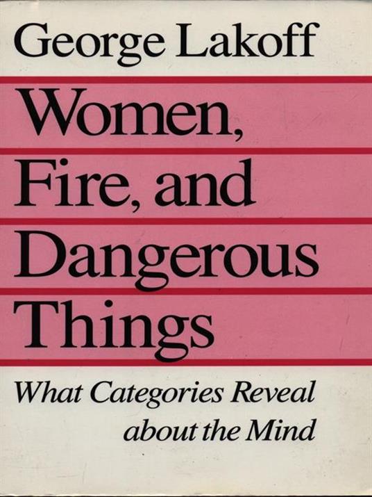 Women, Fire, and Dangerous Things - George Lakoff - cover
