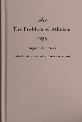 The Problem of Atheism - Augusto Del Noce - cover