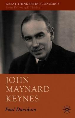John Maynard Keynes - P. Davidson - cover