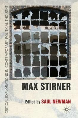 Max Stirner - Saul Newman - cover