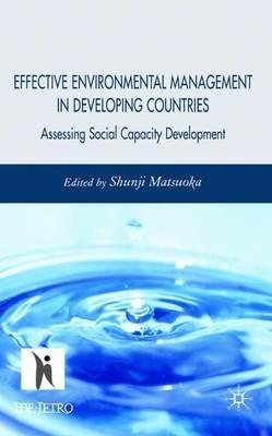 Effective Environmental Management in Developing Countries: Assessing Social Capacity Development - cover