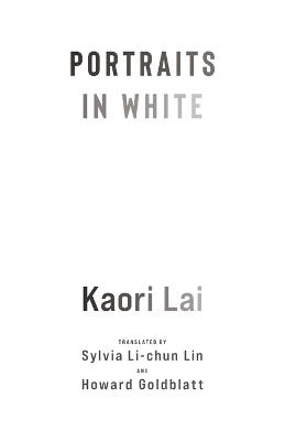 Portraits in White - Kaori Lai - cover