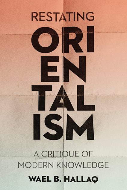 Restating Orientalism