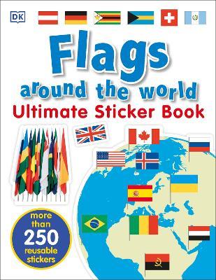 Flags Around the World Ultimate Sticker Book - cover