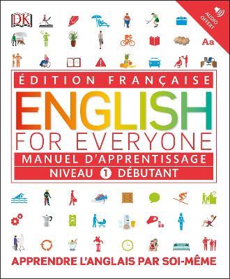 English for Everyone Course Book Level 1 Beginner: French language edition - DK - cover