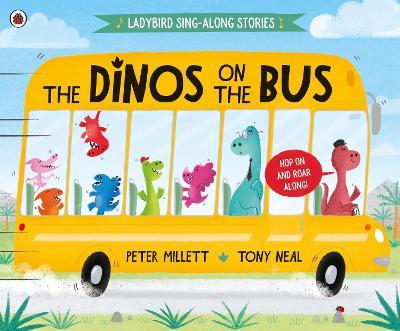 The Dinos on the Bus - Peter Millett - cover