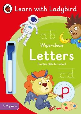 Letters: A Learn with Ladybird Wipe-Clean Activity Book 3-5 years: Ideal for home learning (EYFS) - Ladybird - cover