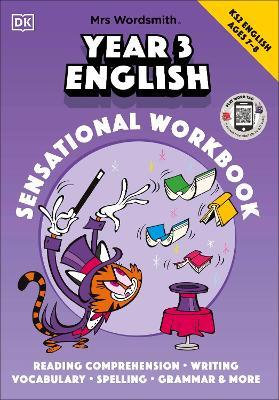 Mrs Wordsmith Year 3 English Sensational Workbook, Ages 7–8 (Key Stage 2): + 3 Months of Word Tag Video Game - Mrs Wordsmith - cover
