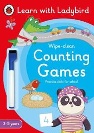 Counting Games: A Learn with Ladybird Wipe-clean Activity Book (3-5 years): Ideal for home learning (EYFS)