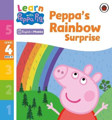 Learn with Peppa Phonics Level 4 Book 19 – Peppa’s Rainbow Surprise (Phonics Reader) - Peppa Pig - cover