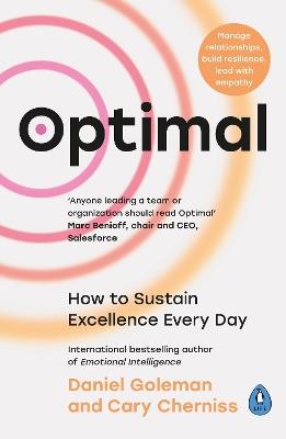 Optimal: How to Sustain Excellence Every Day - Daniel Goleman,Cary Cherniss - cover