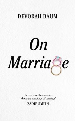 On Marriage - Devorah Baum - cover