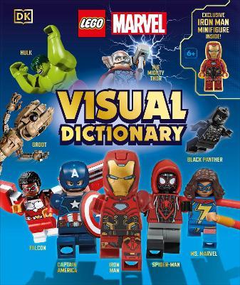 LEGO Marvel Visual Dictionary: With Exclusive LEGO Iron Man Minifigure - Simon Hugo,Amy Richau - cover
