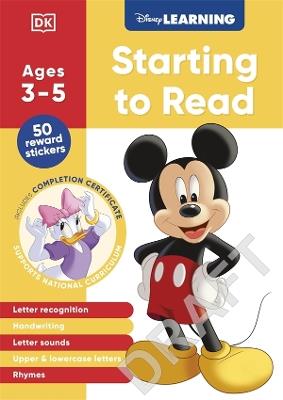Disney Learning Starting to Read (Ages 3-5) - DK - cover