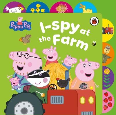 Peppa Pig: I Spy at the Farm: Tabbed Board Book - Peppa Pig - cover