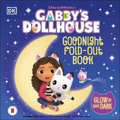Gabby's Dollhouse Goodnight Fold-out Book - DK - cover