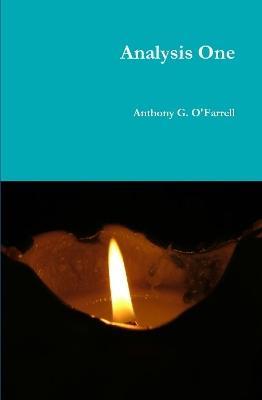 Analysis One - Anthony G. O'Farrell - cover