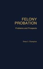 Felony Probation: Problems and Prospects