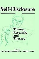 Self-Disclosure: Theory, Research, and Therapy - cover