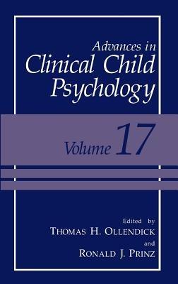 Advances in Clinical Child Psychology - cover