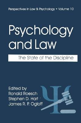 Psychology and Law: The State of the Discipline - cover