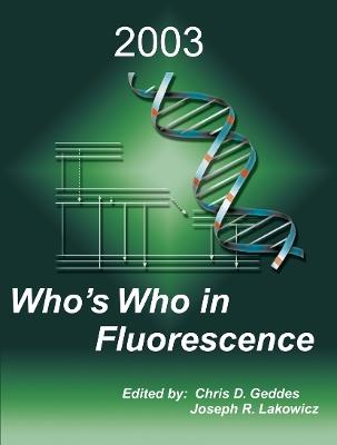 Who’s Who in Fluorescence 2003 - cover