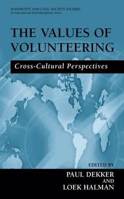 The Values of Volunteering: Cross-Cultural Perspectives - cover