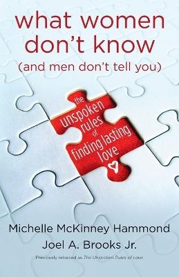 What Women Don't Know (And Men Don't Tell You): The Unspoken Rules of Finding Lasting Love - Michelle McKinney Hammond,Brooks Joel (Jr) - cover