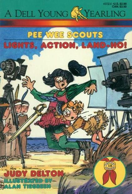 Pee Wee Scouts: Lights, Action, Land-Ho! - Judy Delton - ebook