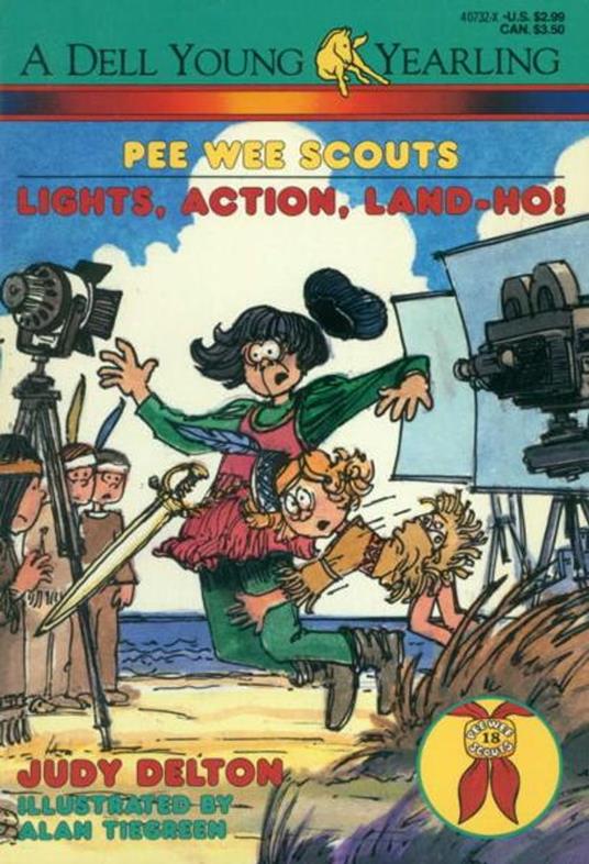 Pee Wee Scouts: Lights, Action, Land-Ho! - Judy Delton - ebook