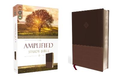 The Amplified Study Bible, Leathersoft, Brown - Zondervan - cover