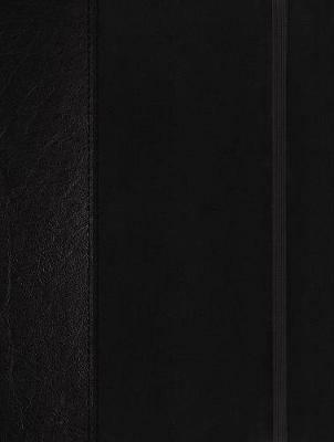 NIV, Journal the Word Bible (Perfect for Note-Taking), Hardcover, Black, Red Letter, Comfort Print: Reflect, Take Notes, or Create Art Next to Your Favorite Verses - Zondervan - cover