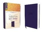 NRSVue, Gift Bible, Leathersoft, Blue, Comfort Print