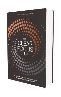 NIV, Clear Focus Bible, Hardcover, Charcoal/Copper: Read more of the Bible with better focus - Zondervan - cover