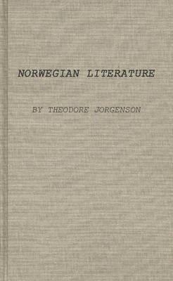 Norwegian Literature in Medieval and Early Modern Times - cover