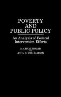 Poverty and Public Policy: An Analysis of Federal Intervention Efforts - Michael Morris,John B. Williamson - cover