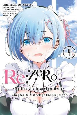 Re:ZERO -Starting Life in Another World-, Chapter 2: A Week at the Mansion, Vol. 4 (manga) - Anthony Quintessenza,Makoto Fugetsu,Shinichirou Otsuka - cover
