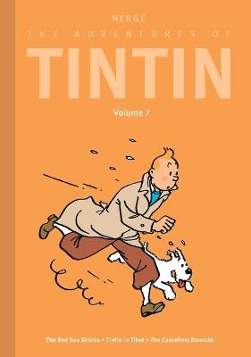 The Adventures of Tintin: Volume 7: The Red Sea Sharks / Tintin in Tibet / The Castafiore Emerald - Hergé - cover