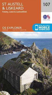 St.Austell, Liskeard, Fowey, Looe and Lostwithiel - Ordnance Survey - cover