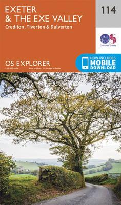 Exeter and the Exe Valley - Ordnance Survey - cover
