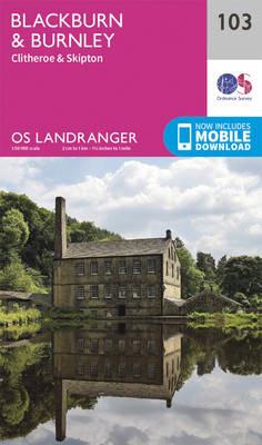 Blackburn & Burnley, Clitheroe & Skipton - Ordnance Survey - cover