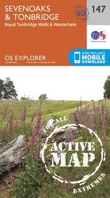 Sevenoaks and Tonbridge - Ordnance Survey - cover