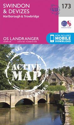 Swindon, Devizes, Marlborough & Trowbridge - Ordnance Survey - cover