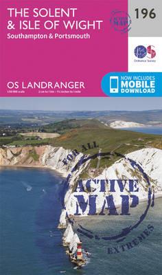 The Solent & the Isle of Wight, Southampton & Portsmouth - Ordnance Survey - cover